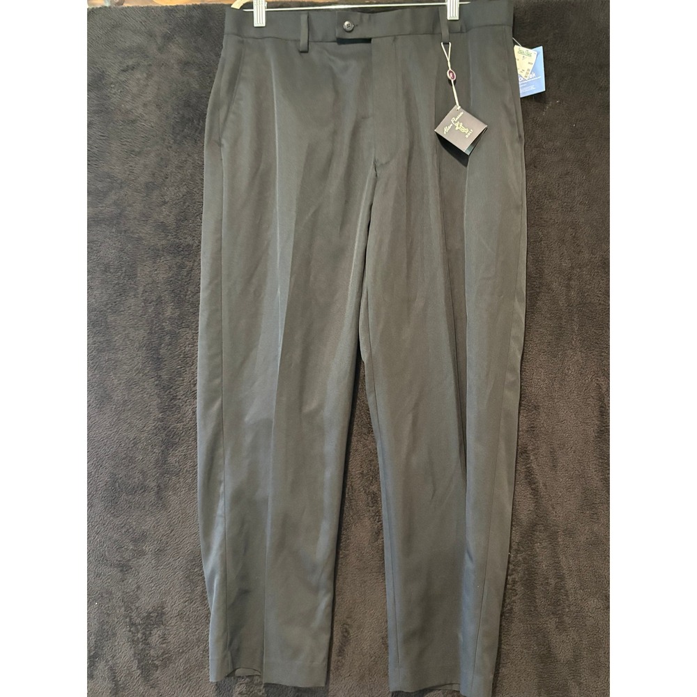 Alan Flusser‎ Golf Dress Pants No Iron Comfort Waistband 36x29